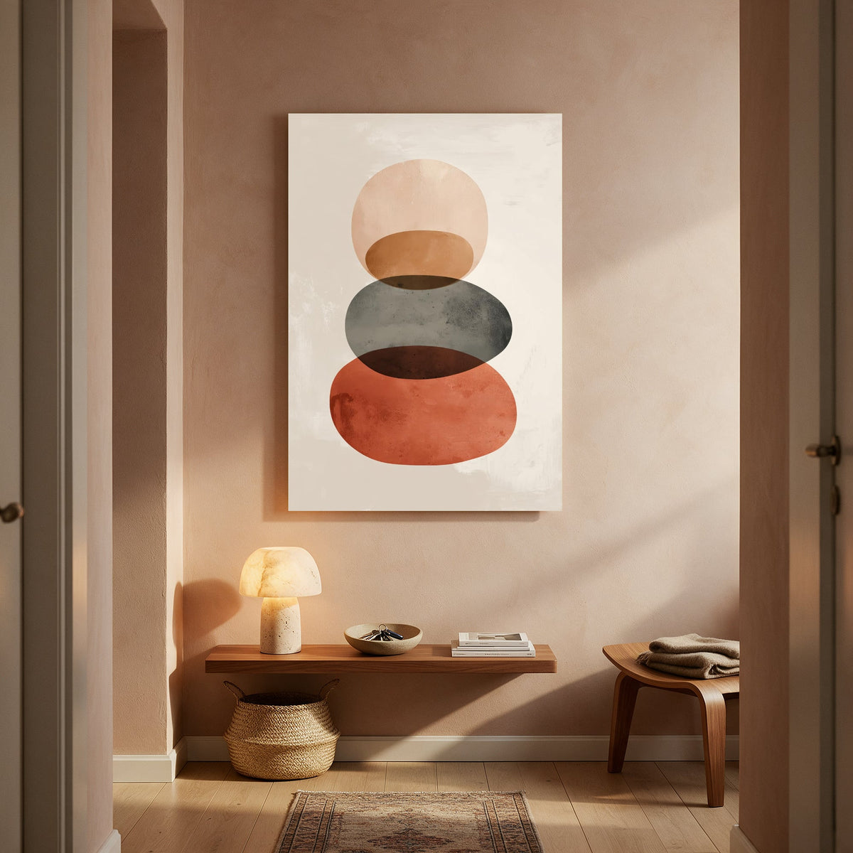 Blush Balanced Stones — Portrait Living Room- Final