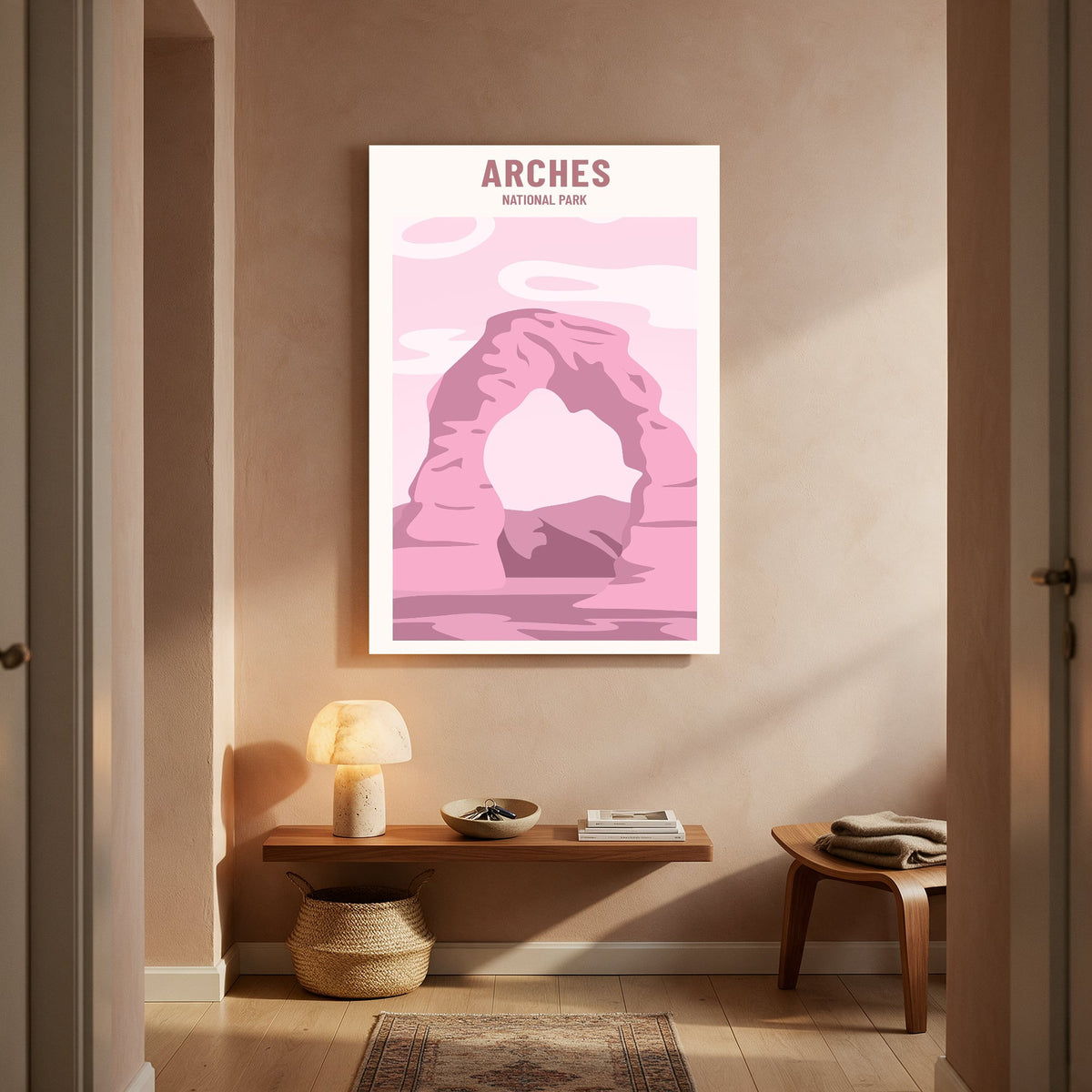 Arches National Park Poster — Portrait Living Room- Final
