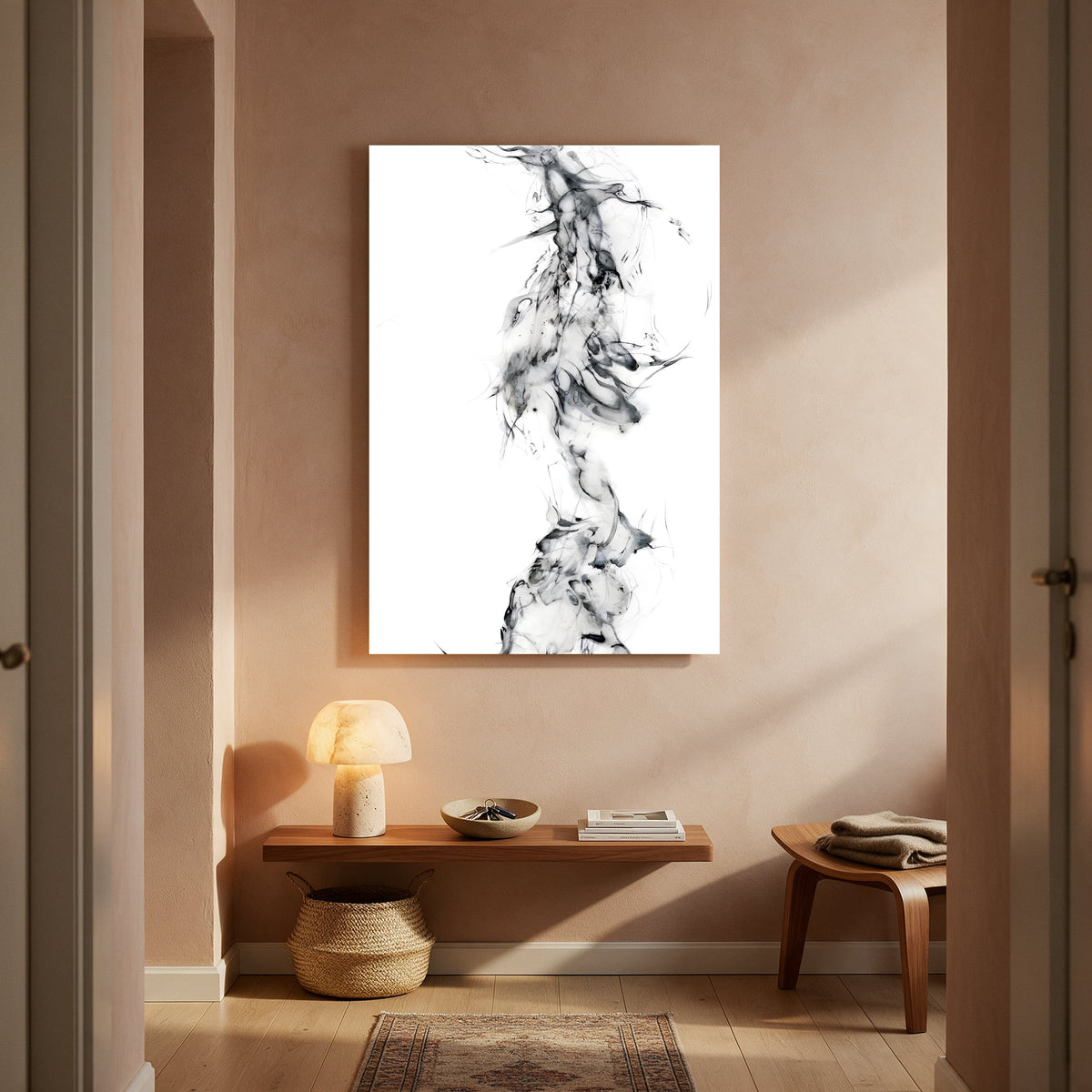 Ink Smoke Study — Portrait Living Room- Final