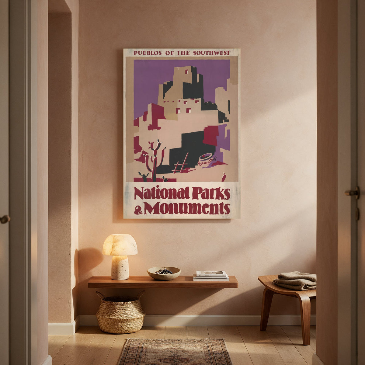 Pueblos of the Southwest — Portrait Living Room- Final