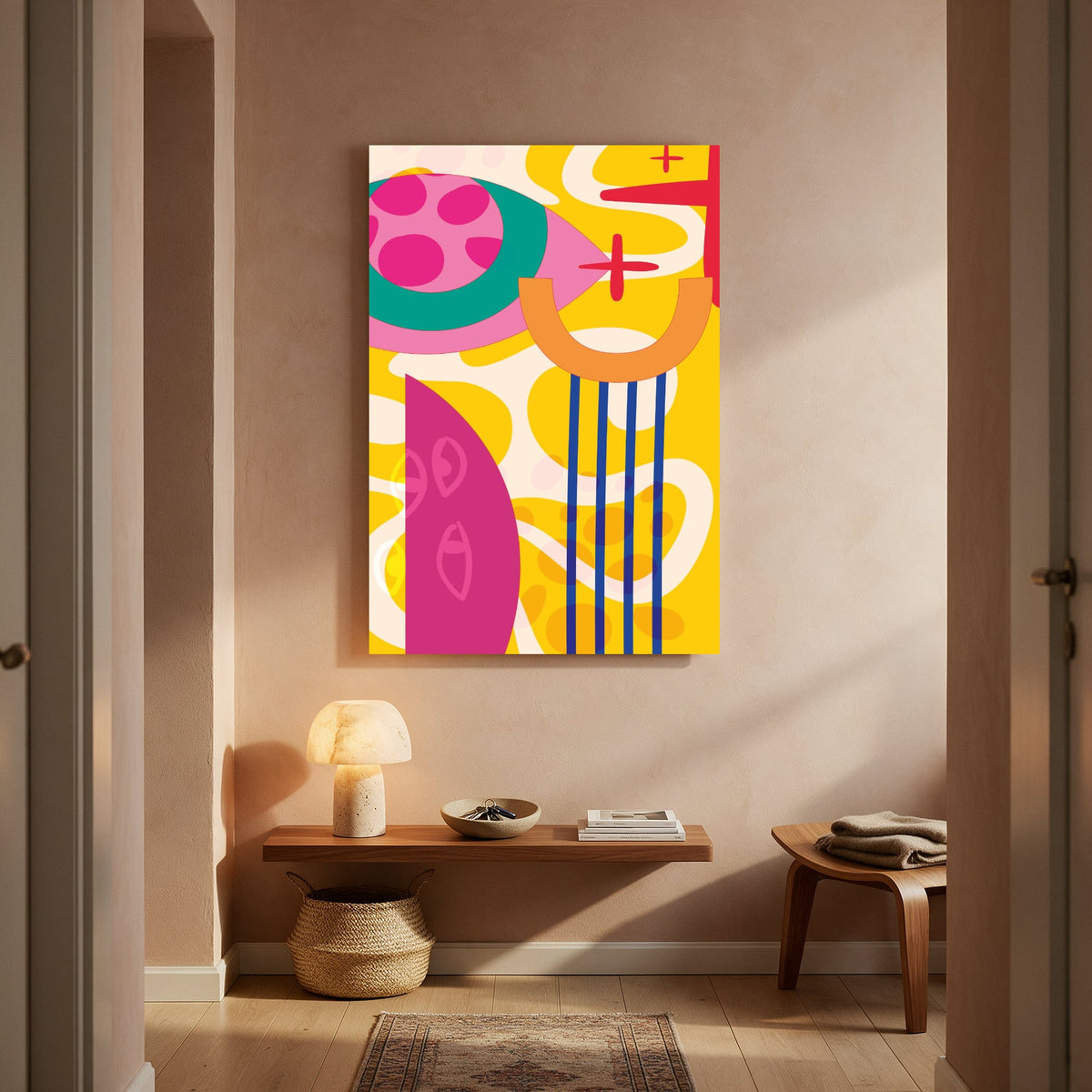 Carnival Color Collage — Portrait Living Room- Final