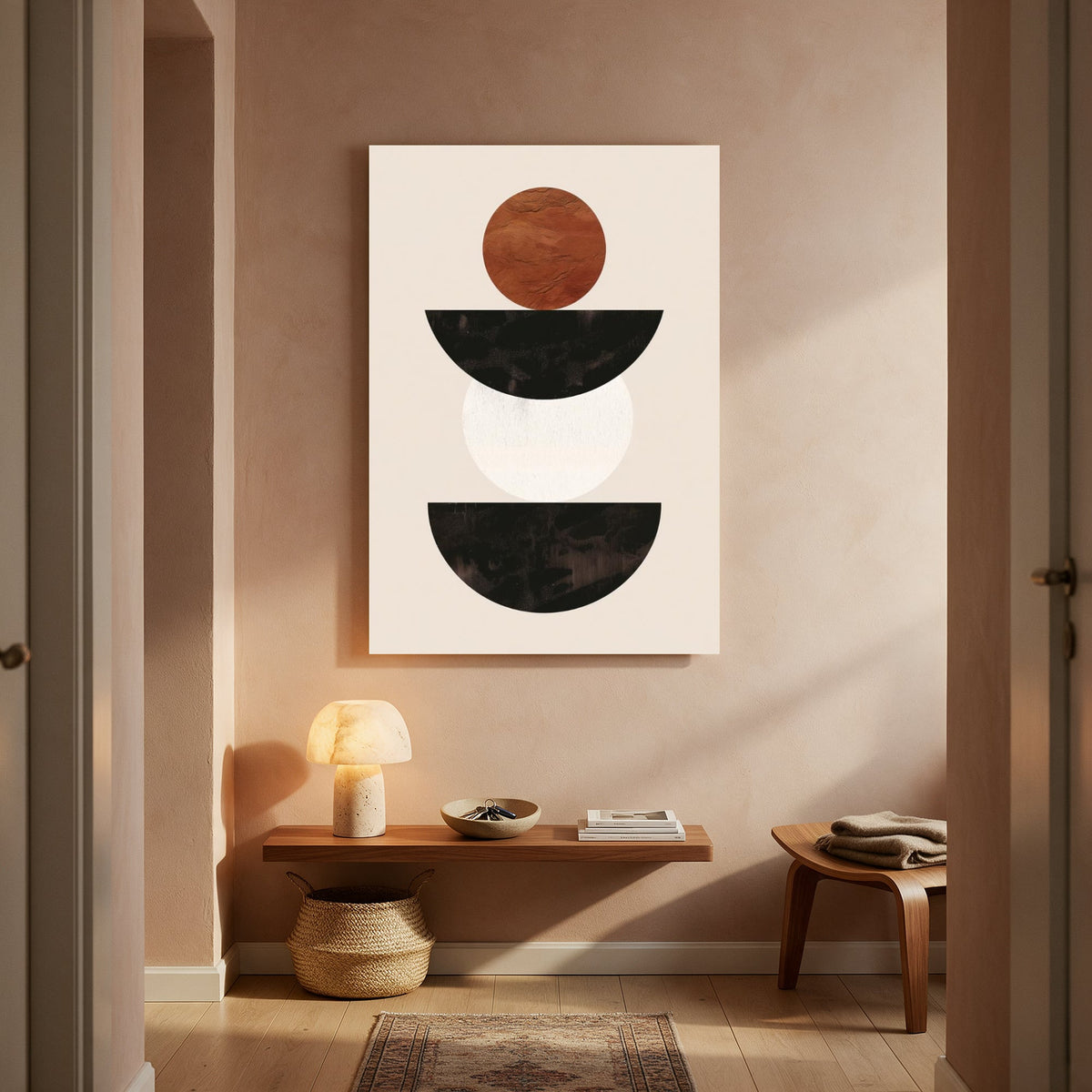 Neutral Tone Totem — Portrait Living Room- Final