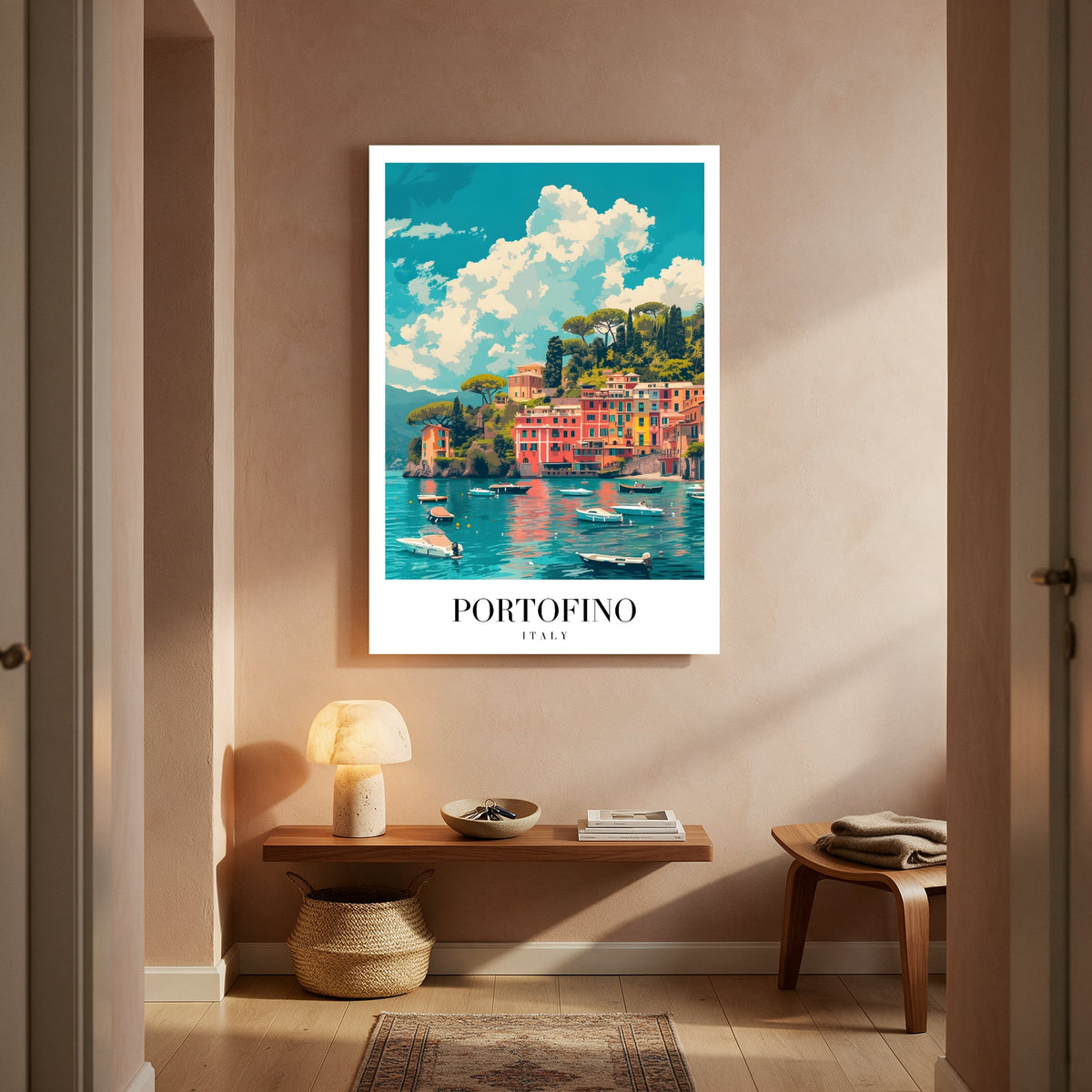 Portofino, Italy — Portrait Living Room- Final