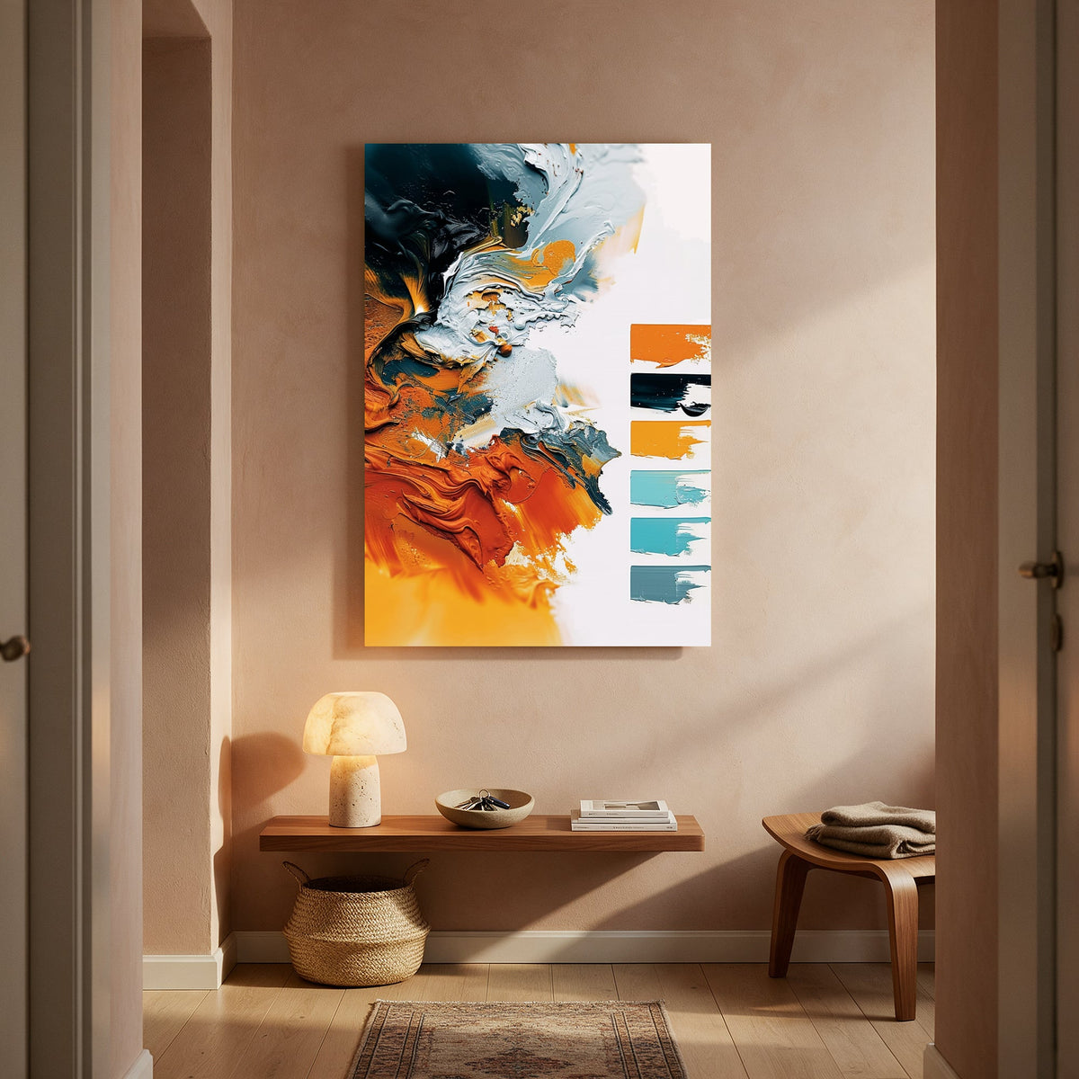 Marble and Swatches — Portrait Living Room- Final
