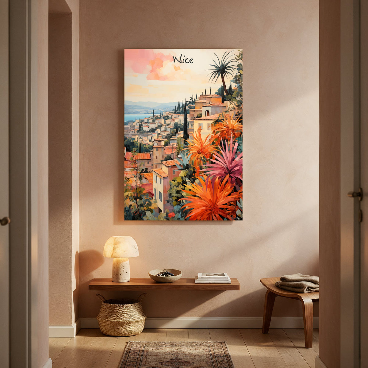 Nice Hillside Garden — Portrait Living Room- Final