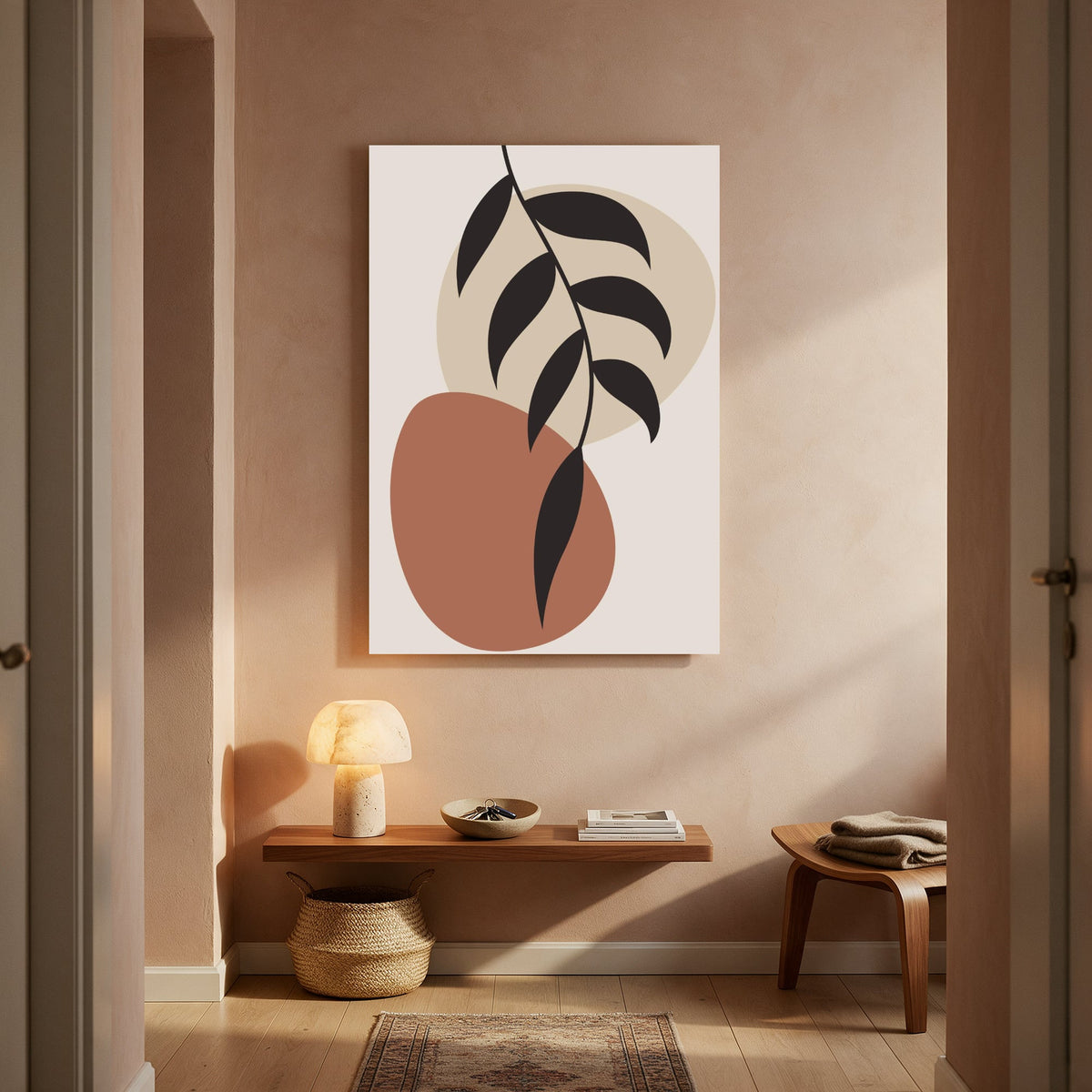 Botanical Silhouette Duo — Portrait Living Room- Final