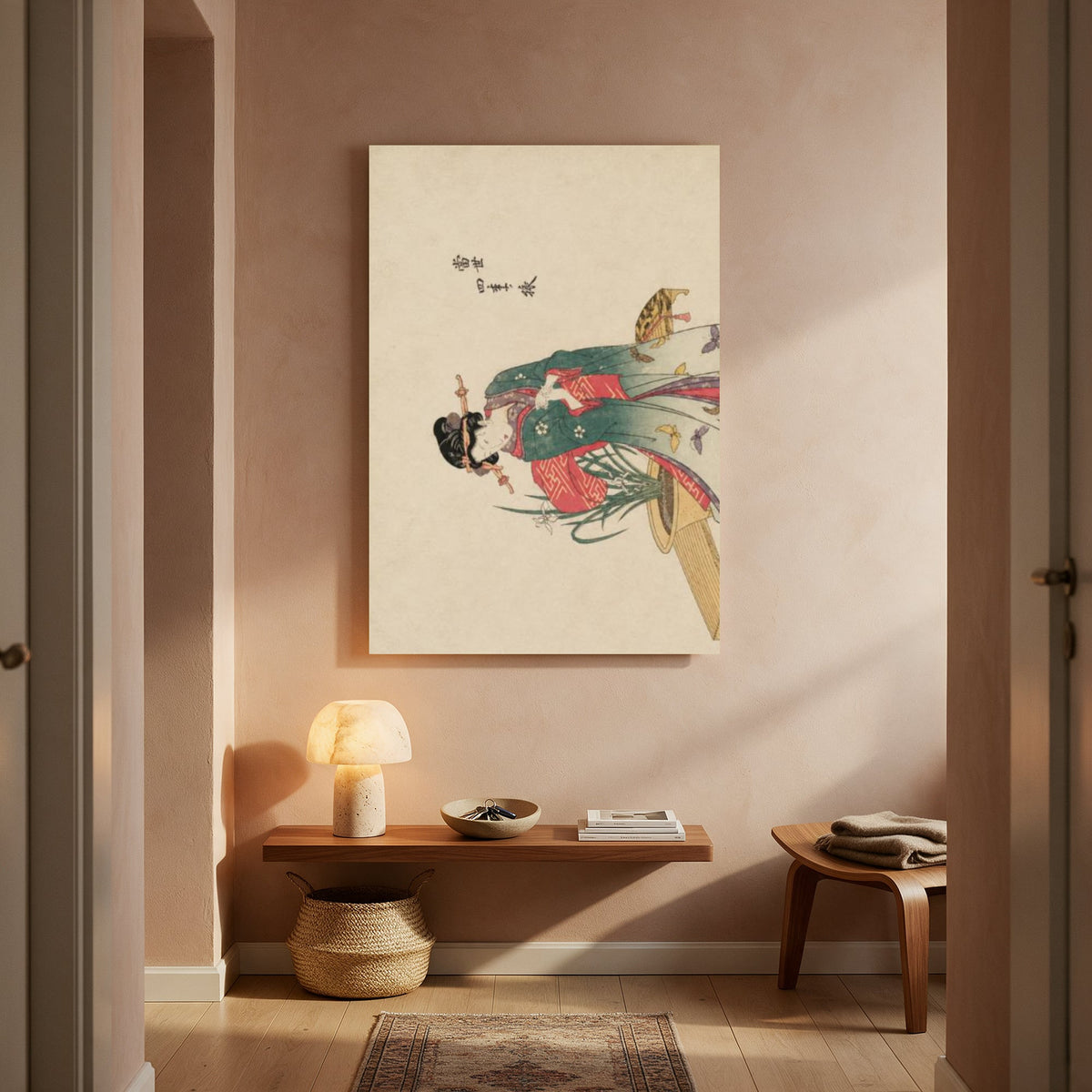 Kimono Figure with Kettle — Portrait Living Room- Final
