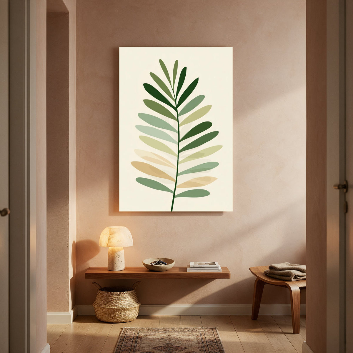 Simple Fern Study — Portrait Living Room- Final