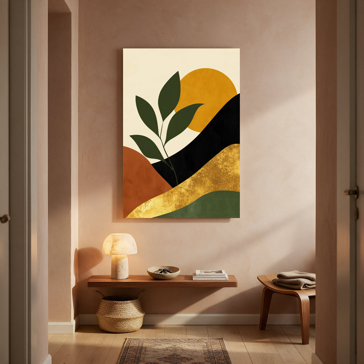 Branch Over Golden Ridge — Portrait Living Room- Final