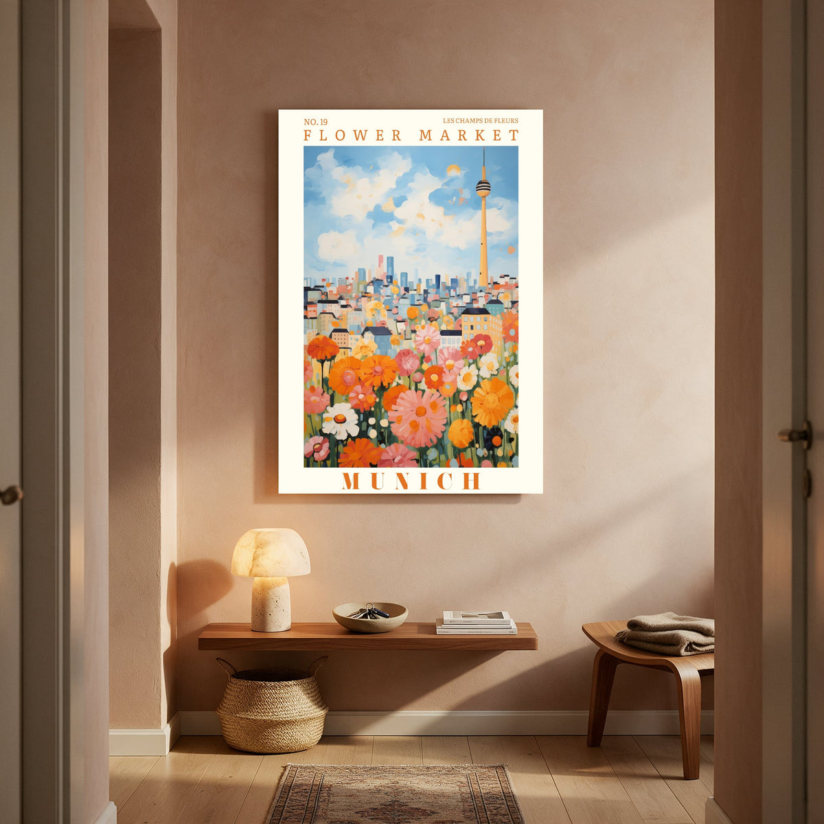 Munich Flower Market — Portrait Living Room- Final