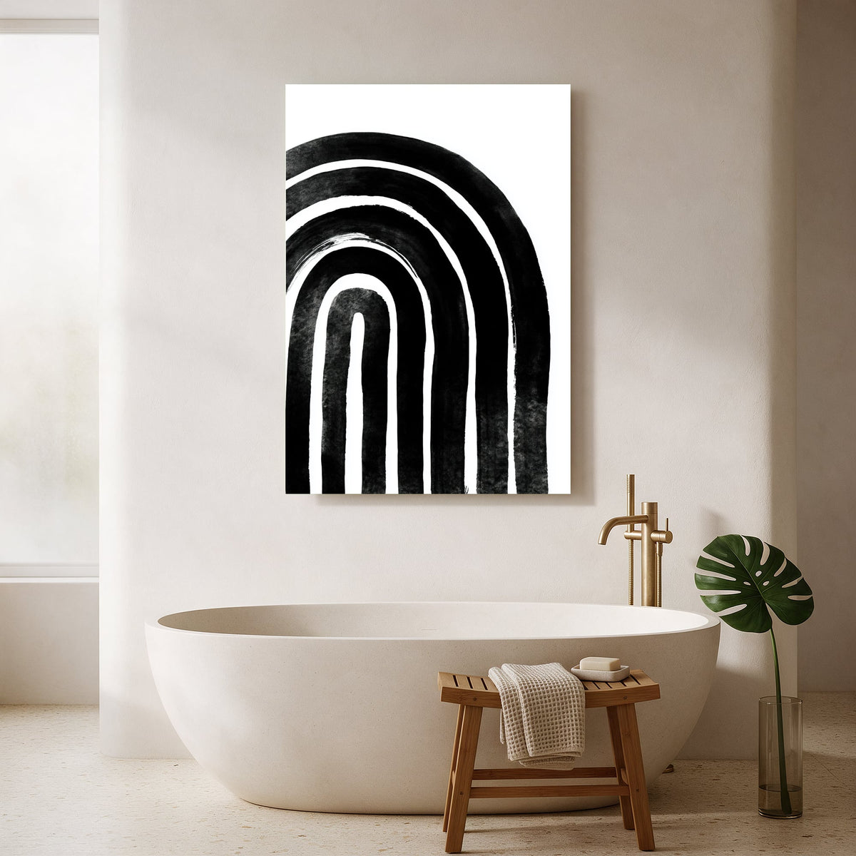 Ink Rainbow Arch — Portrait Bathroom Final