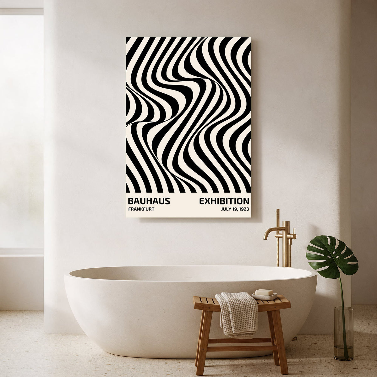 Bauhaus Wavy Exhibition — Portrait Bathroom Final