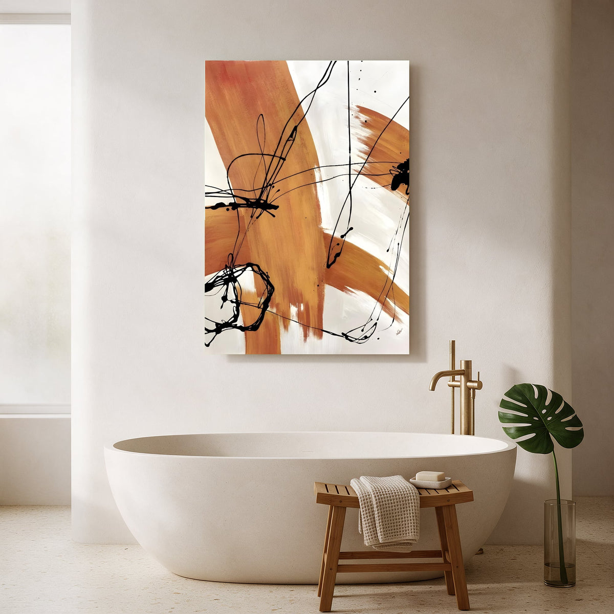 Amber Sweep with Lines — Portrait Bathroom Final