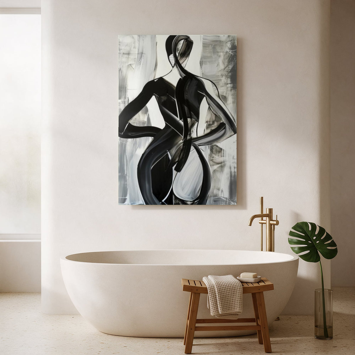 Black Curves Figure — Portrait Bathroom Final