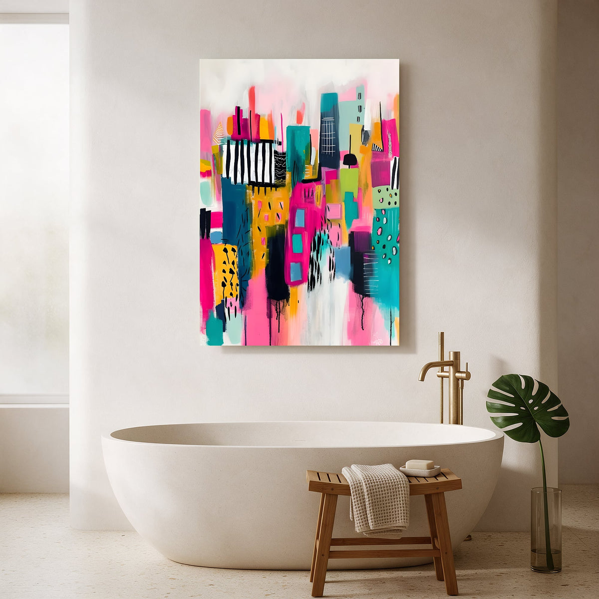 Neon City Nights — Portrait Bathroom Final