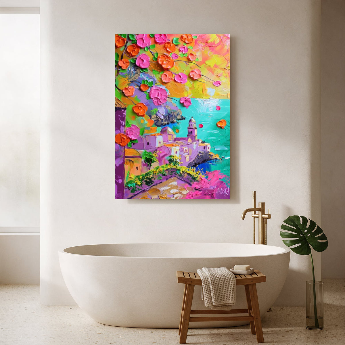 Impasto Coastal Village — Portrait Bathroom Final
