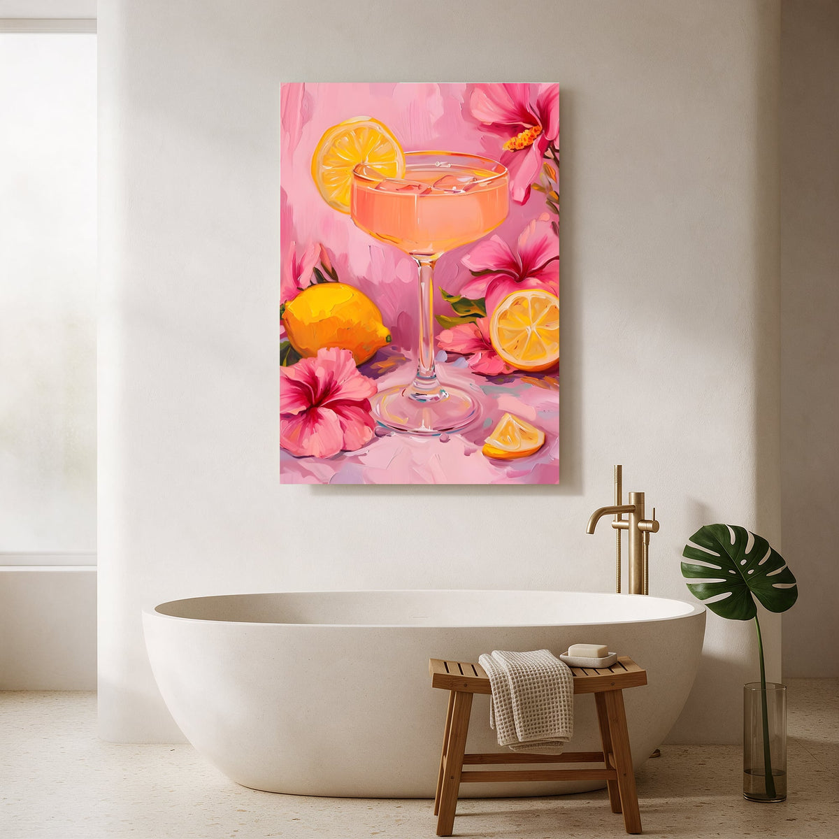 Hibiscus Cocktail — Portrait Bathroom Final