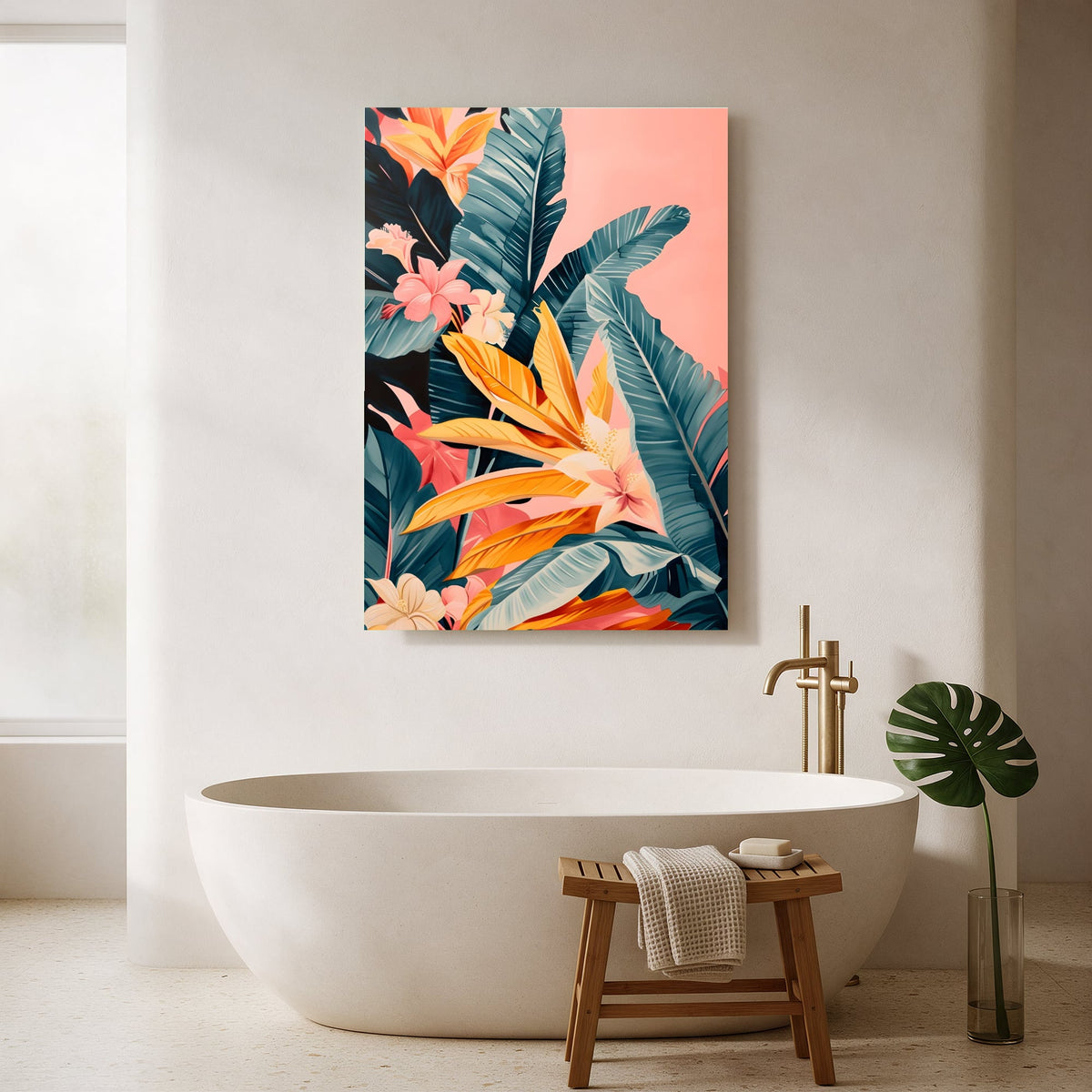 Birds of Paradise — Portrait Bathroom Final