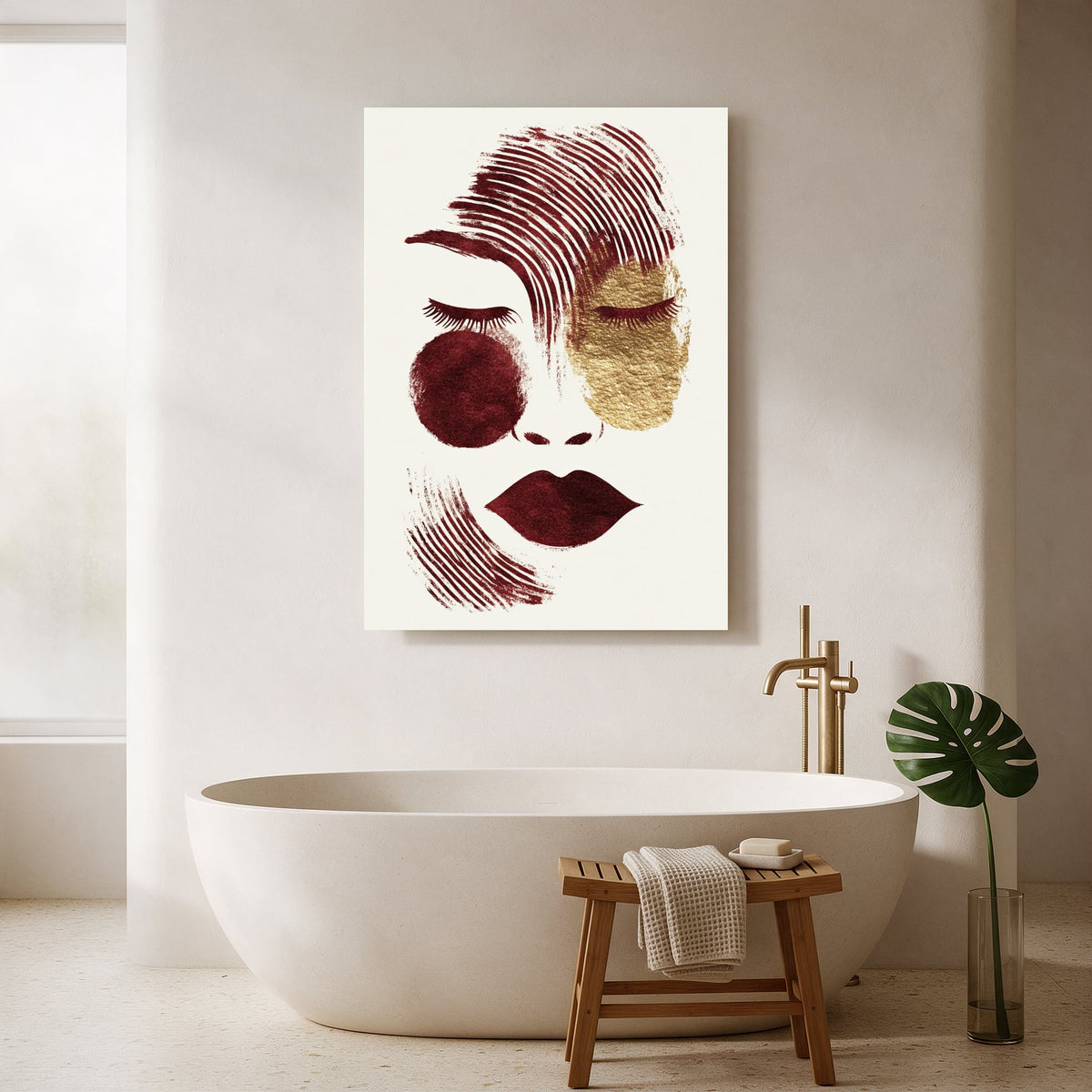 Golden Veil Portrait — Portrait Bathroom Final
