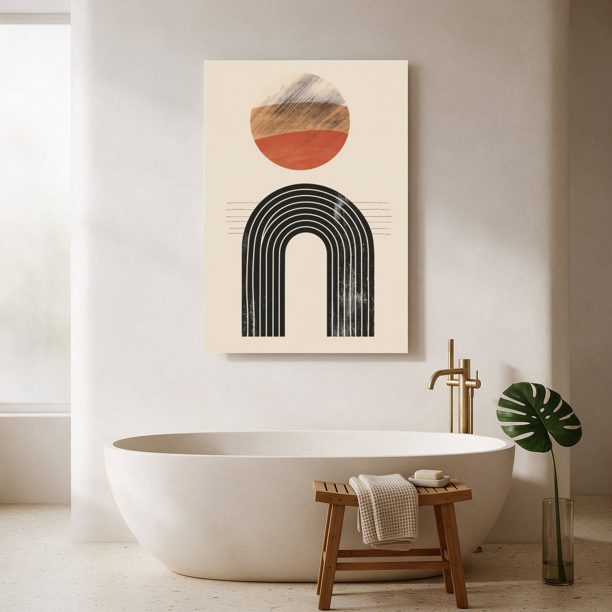 Weathered Sunrise Arch — Portrait Bathroom Final