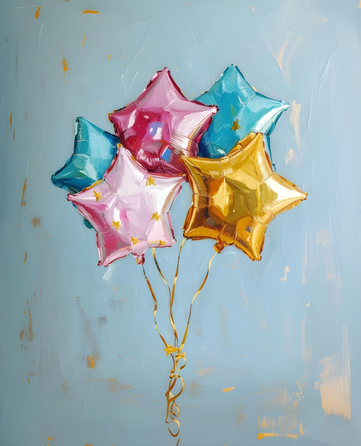 Foil Star Balloons