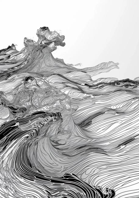 Line Art Ocean