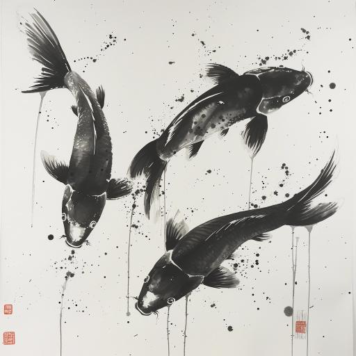 Koi in Ink