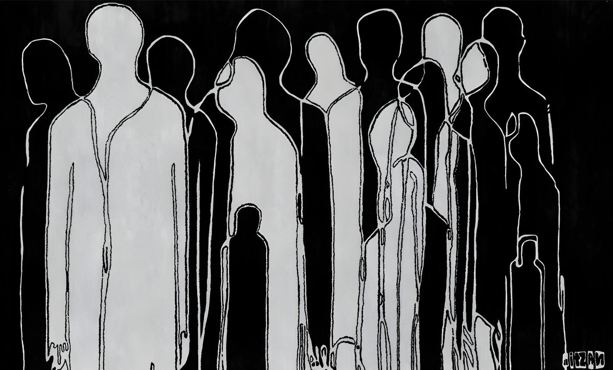 Crowd in Grey