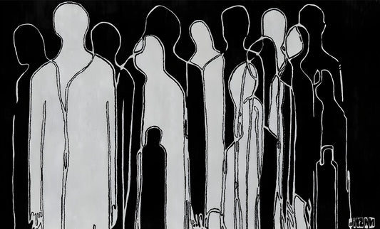 Crowd in Grey