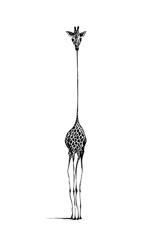 Giraffe in Ink