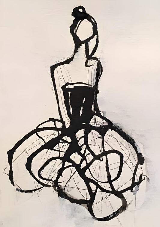 Ink Dress Sketch