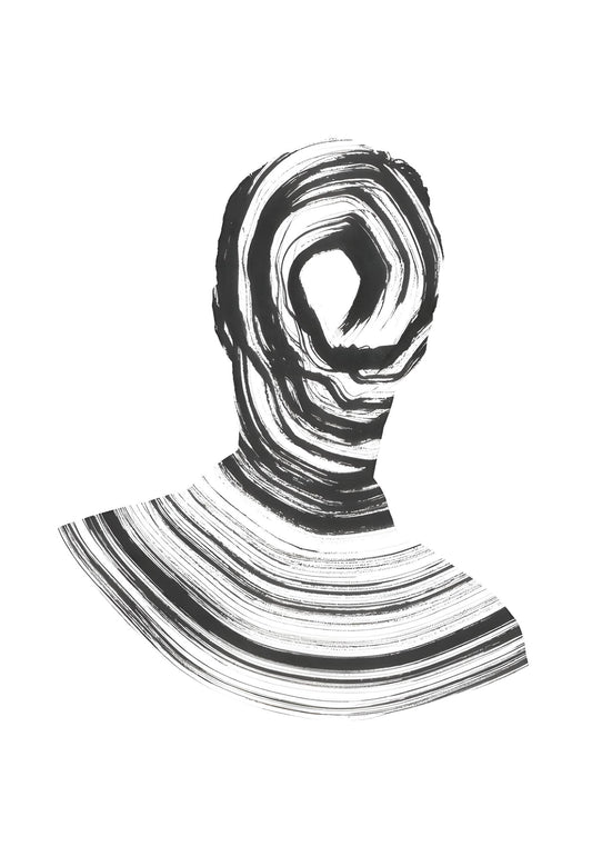 Spiral Head Bust