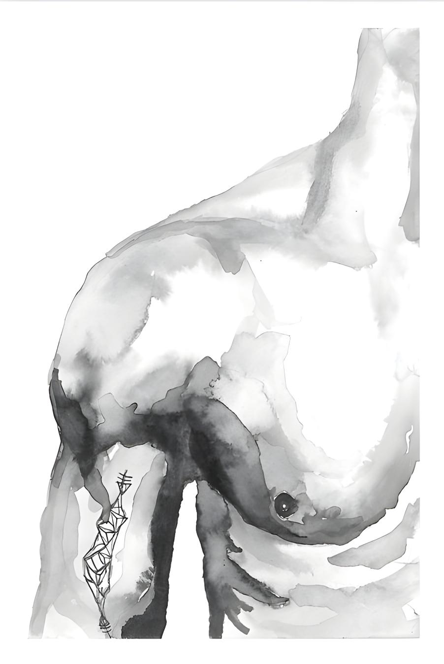 Watercolor Torso Study
