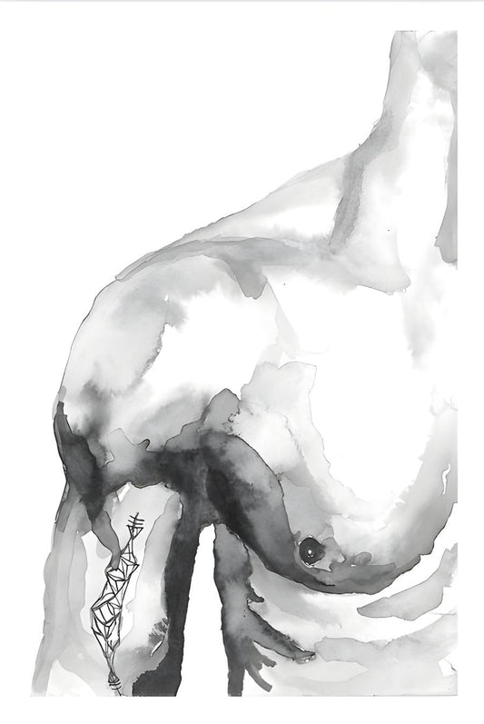 Watercolor Torso Study