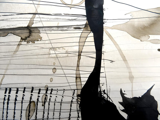 Ink and Line Abstract