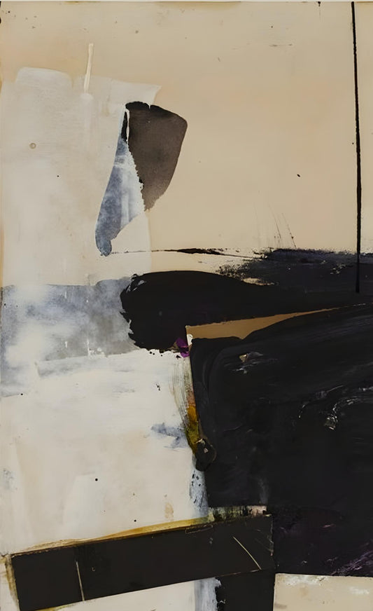 Sand and Black Collage