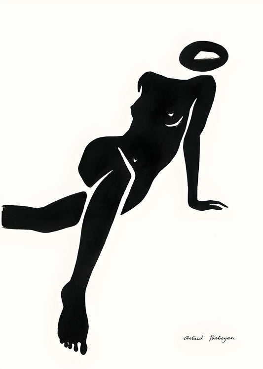 Reclining Nude Silhouette