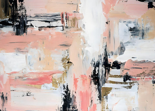 Blush Painterly Abstract