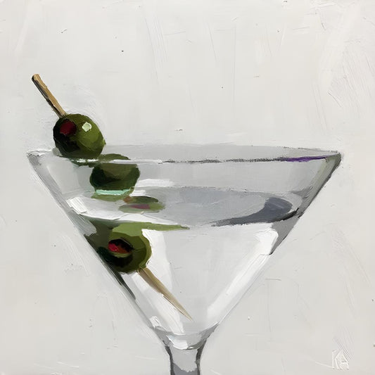 Martini with Olives