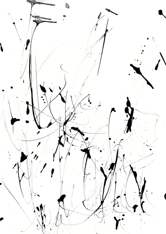 Splattered Ink Rain