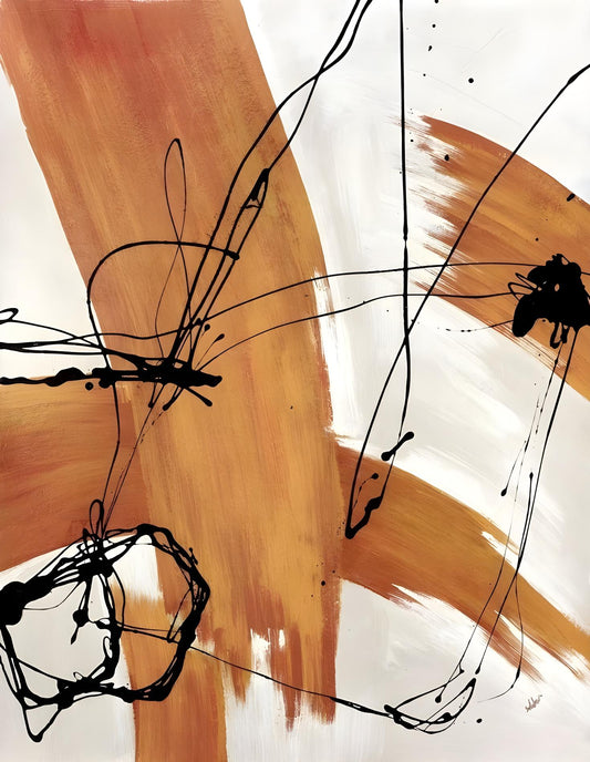 Amber Sweep with Lines