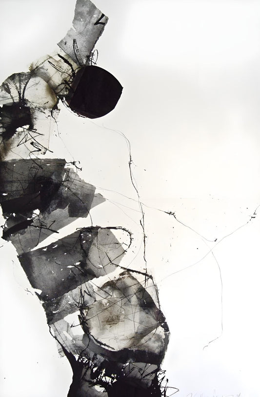 Figure in Ink Blocks