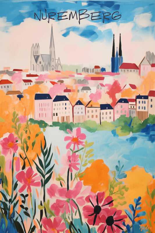 Nuremberg Old Town Blooms