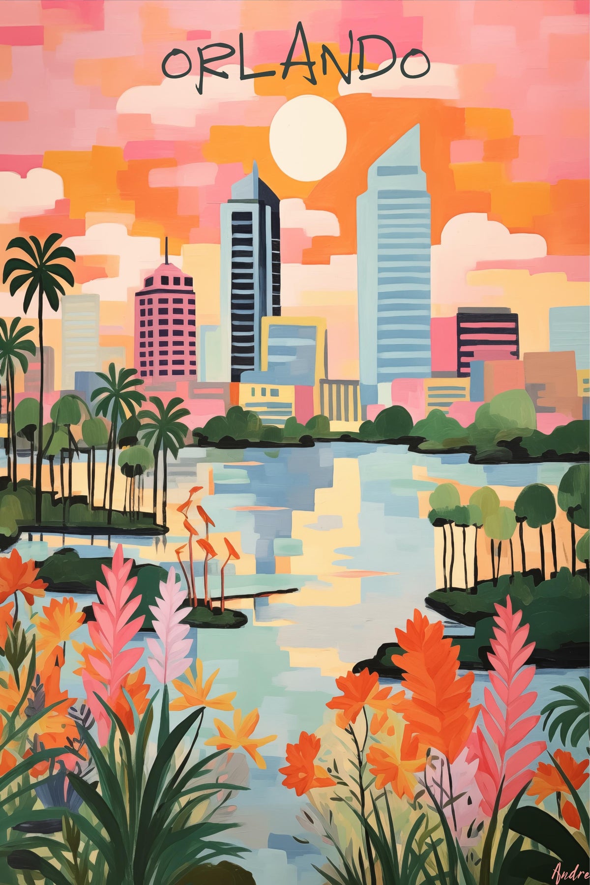 Orlando Sunrise Skyline