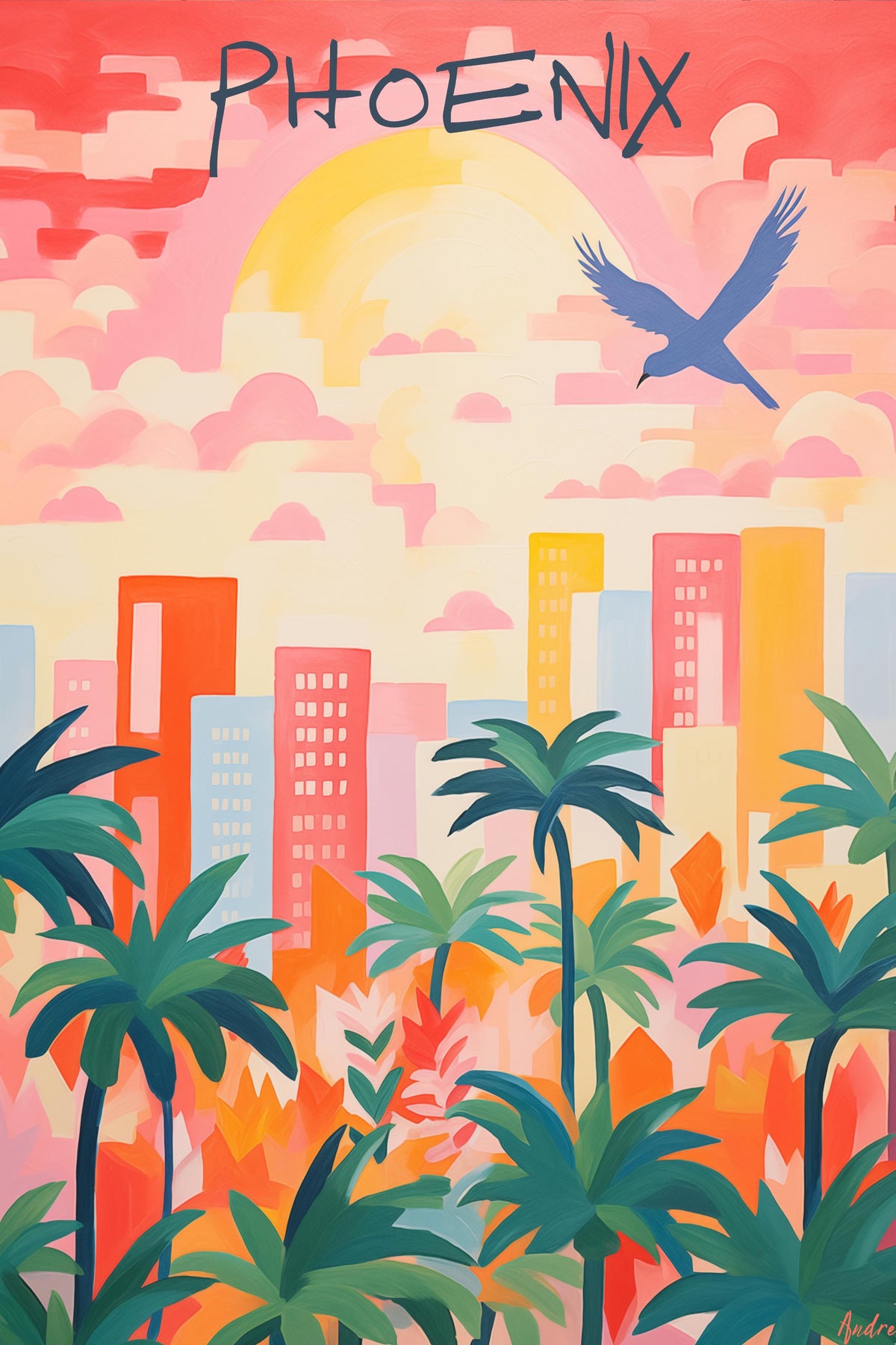 Phoenix Palm Skyline