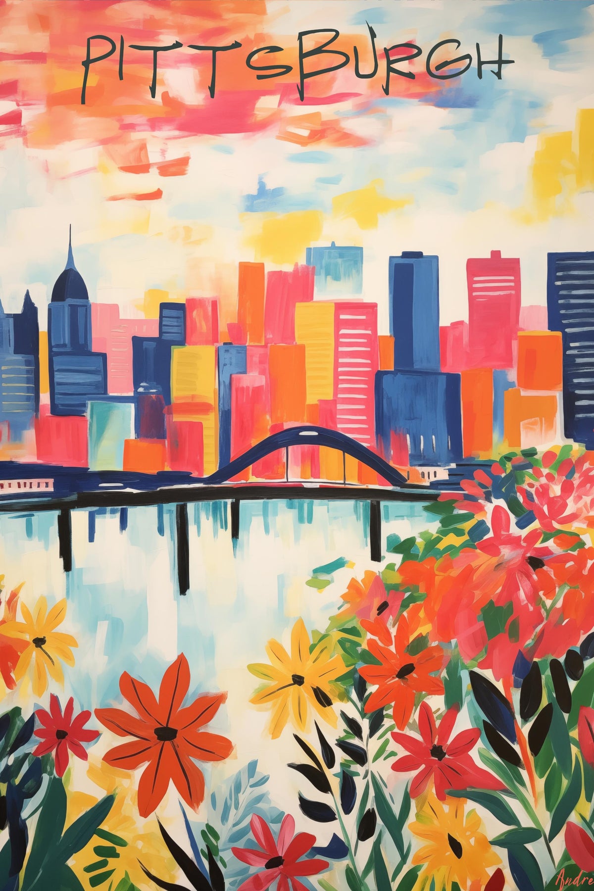 Pittsburgh Bridge Skyline