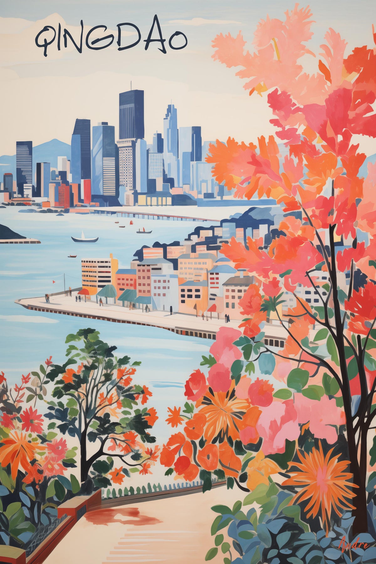 Qingdao Coastline Blooms