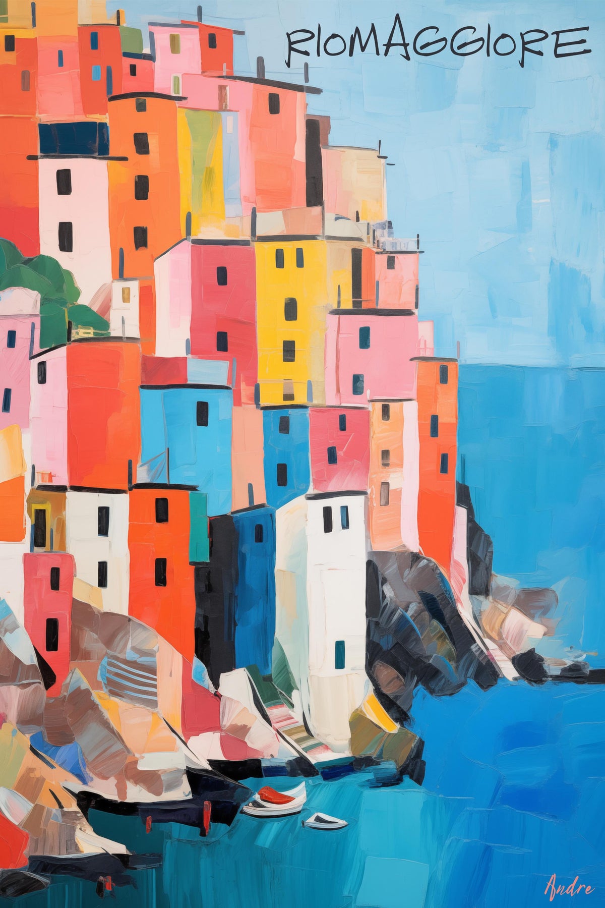 Riomaggiore Cliffside