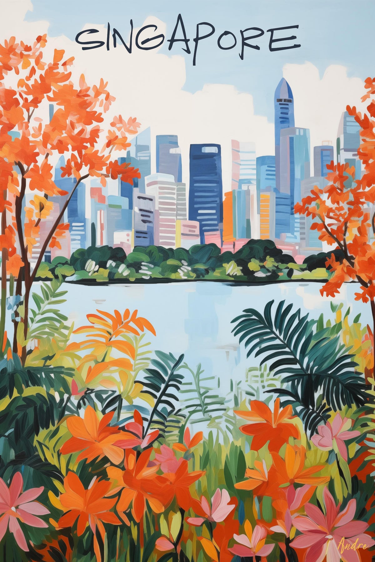 Singapore Garden Skyline