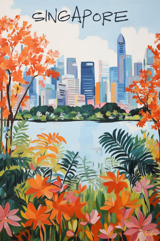 Singapore Garden Skyline